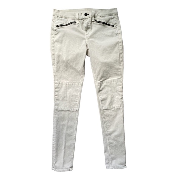 rag & bone | Size 29 Ridley Moto Jean in Winter White - Picture 2 of 9